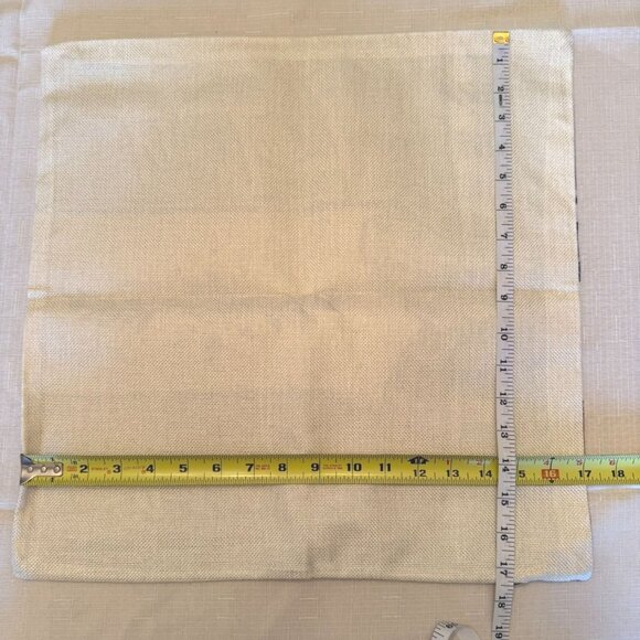 Christmas Tree Pillow Cover 17in x 17in Holiday Decor With Snowflake Design - Picture 7 of 9